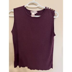 Coldwater Creek ribbed tank top - size Medium